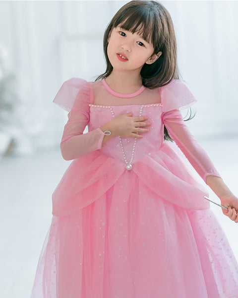 JiaDuo Cinderella  Princess Costume For Girls Halloween Party Dress up